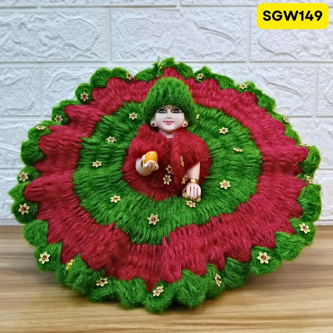 Premium Woolen Dress for Laddu Gopal Ji (size- 7 number ) | SGW149