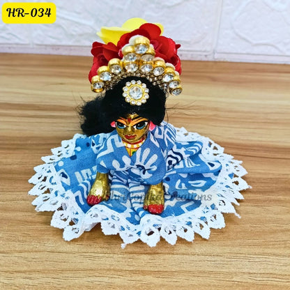 Designer Open Hair Wig for Radha  Rani Ji | Size- 1, 2, 4 Number | HR034