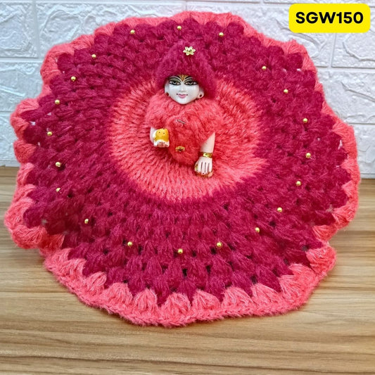 Premium Woolen Dress for Laddu Gopal Ji (size- 8 number ) | SGW150