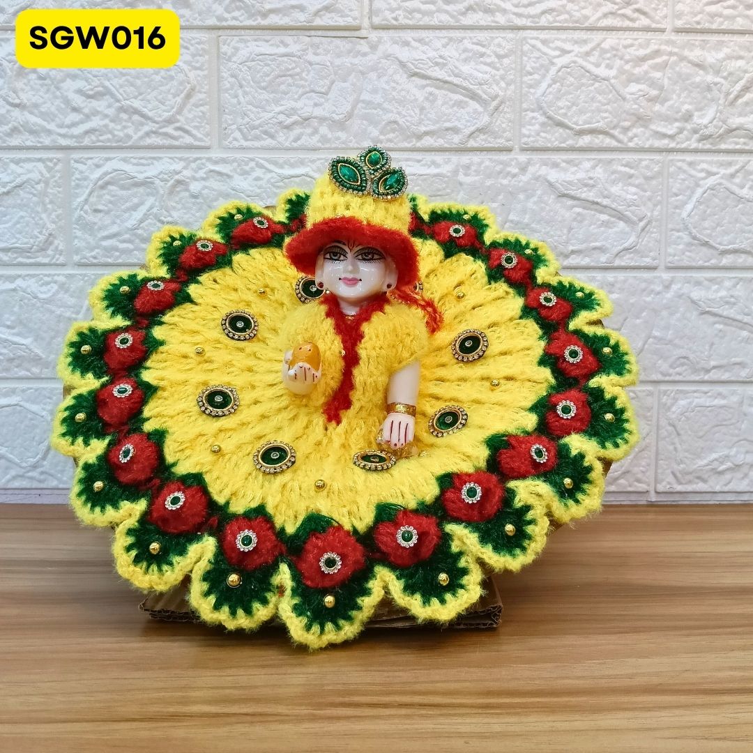 Premium Woolen Dress for Laddu Gopal Ji | SGW016