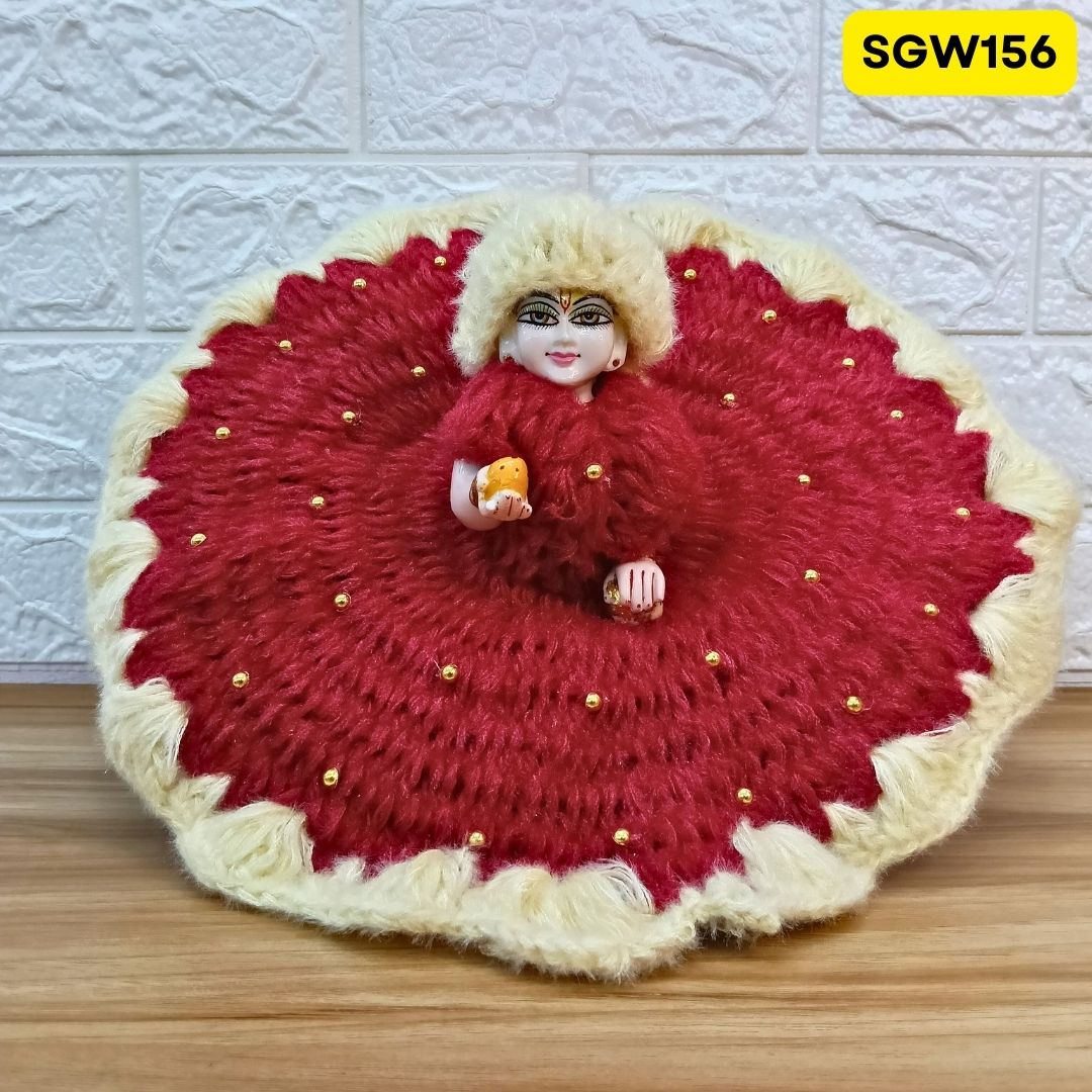 Premium Woolen Dress for Laddu Gopal Ji (size- 7 number ) | SGW156