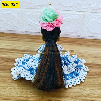 Designer Open Hair Wig for Radha  Rani Ji | Size- 1, 2, 4 Number | HR034