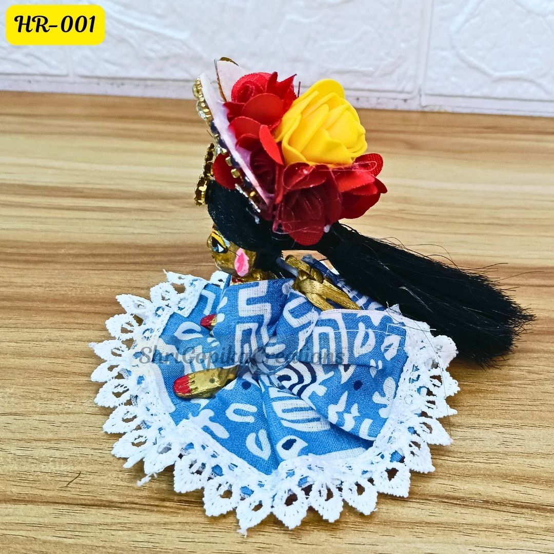 Designer Open Hair Wig for Radha  Rani Ji | Size- 1, 3 Number | HR001