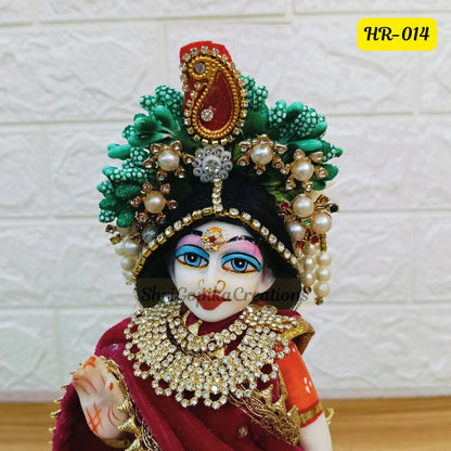 Designer Hair Wig Chhoti for Radha Rani Ji | Size- 6 Number | HR014