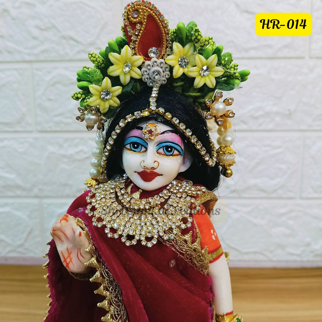 Designer Hair Wig Chhoti for Radha Rani Ji | Size- 6 Number | HR014