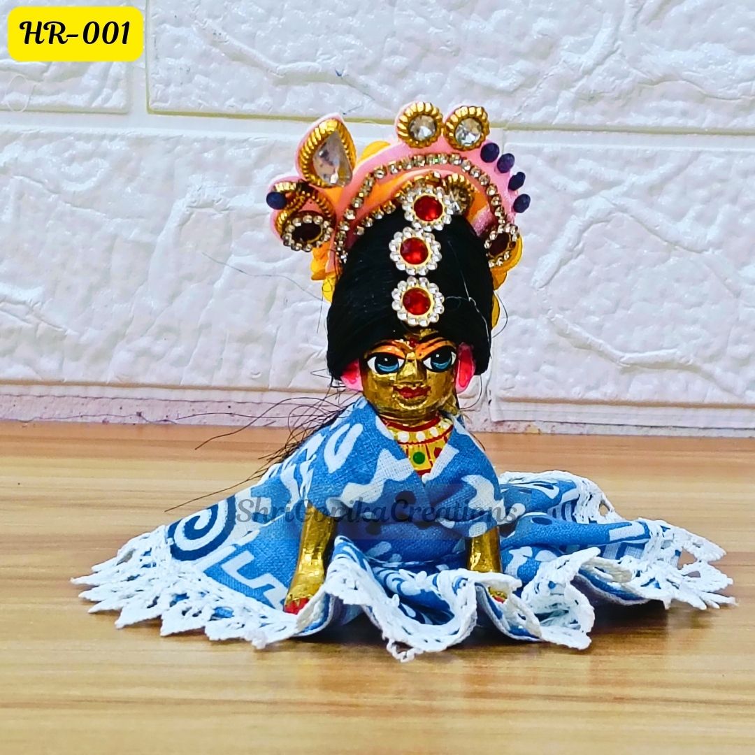 Designer Open Hair Wig for Radha  Rani Ji | Size- 1, 3 Number | HR001