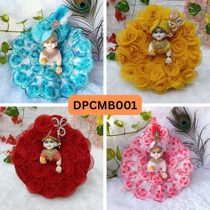 Light Fancy Poshak For Laddu Gopal JI- Combo of 4| DPCMB001