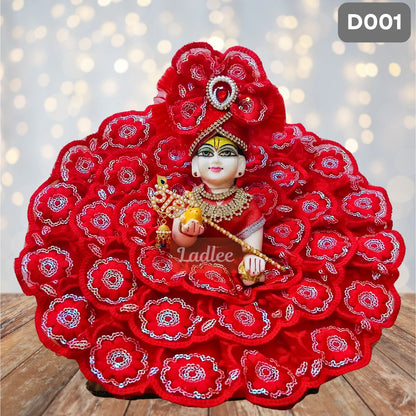 Fancy Laddu Gopal Poshak Daily Wear Weekly Combo with Free Bathset || CMB037