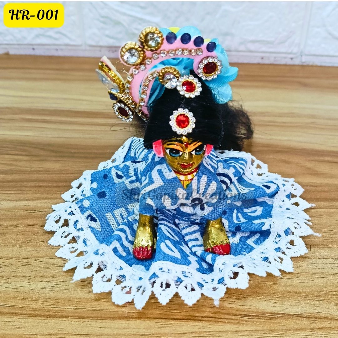 Designer Open Hair Wig for Radha  Rani Ji | Size- 1, 3 Number | HR001