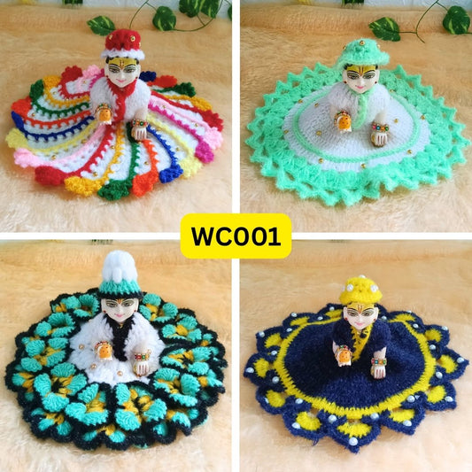 Winter Special Premium Woollen Dress Combo Pack of 4 (random design and color) | WC001
