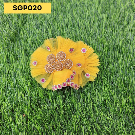 Vibrant Yellow Pagdi for Laddu Gopal | SGP020