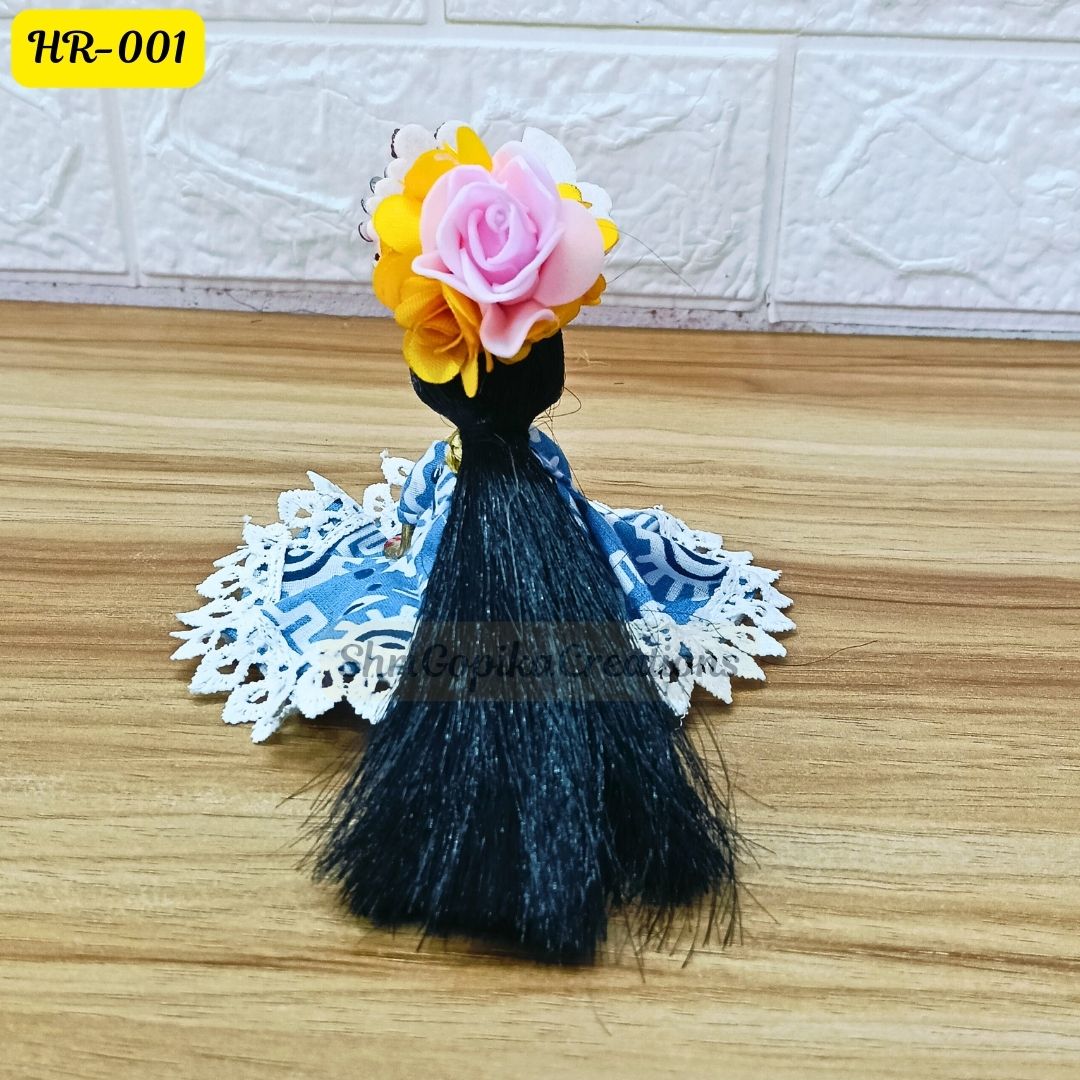 Designer Open Hair Wig for Radha  Rani Ji | Size- 1, 3 Number | HR001