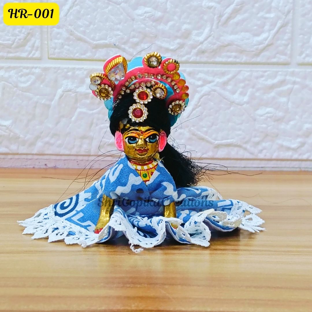 Designer Open Hair Wig for Radha  Rani Ji | Size- 1, 3 Number | HR001