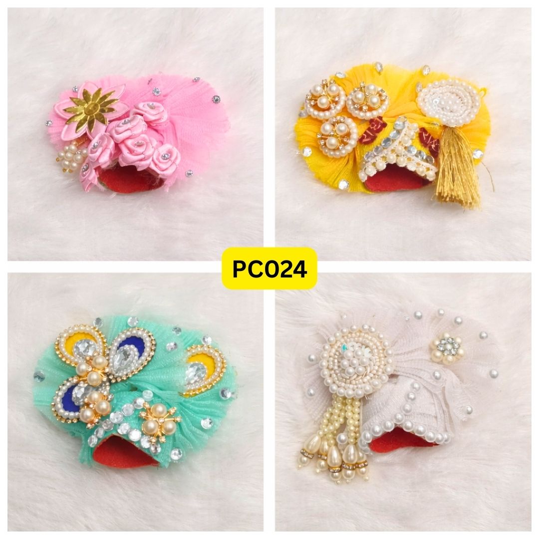 Pagdi for Laddu Gopal ji Combo Pack of 4 | PC024