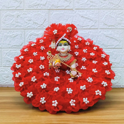 Fancy Laddu Gopal Poshak Daily Wear Weekly Combo With Free Bathset - CMB036