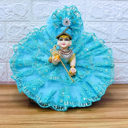 Fancy Laddu Gopal Poshak Daily Wear Weekly Combo with Free Bathset || CMB037