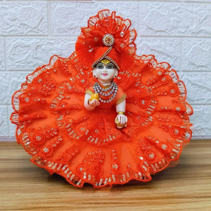 Fancy Laddu Gopal Poshak Daily Wear Weekly Combo With Free Bathset - CMB036