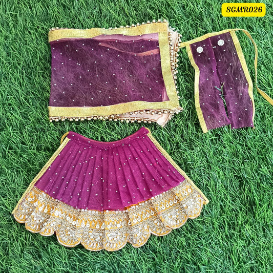 Wine Designer Mata Rani Outfit  || SGMR026