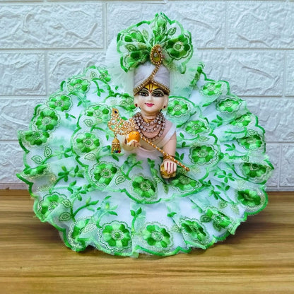 Fancy Laddu Gopal Poshak Daily Wear Weekly Combo With Free Bathset - CMB036