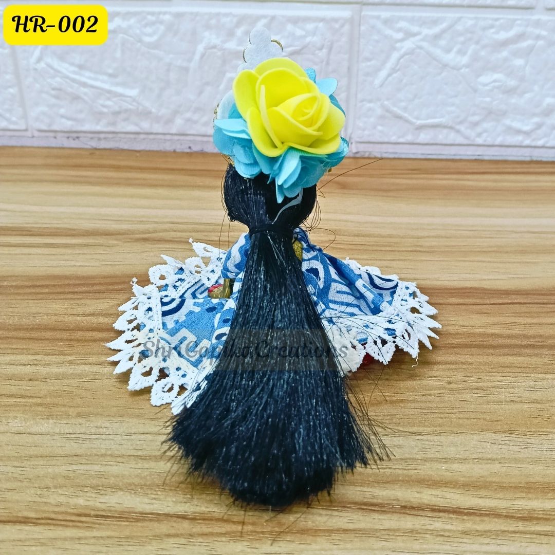 Designer Open Hair Wig for Radha  Rani Ji | Size- 1, 2, 4 Number | HR002