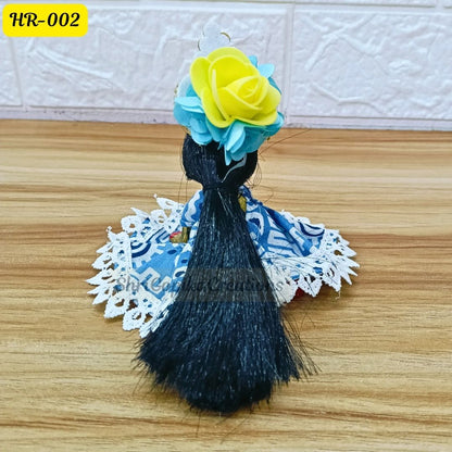 Designer Open Hair Wig for Radha  Rani Ji | Size- 1, 2, 4 Number | HR002