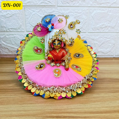 Holi Special Vibrant Multicolor  Laddu Gopal Poshak – Festive Holi Design | DN-001