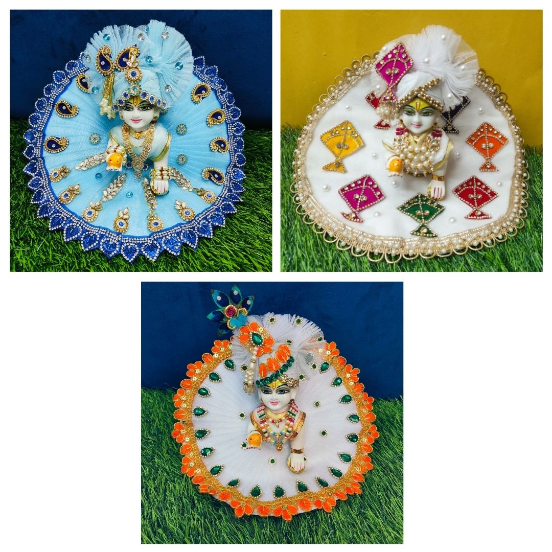 Festive Laddu Gopal Poshak Combo for New Year, Makar Sankranti, and Republic Day -Combo 2