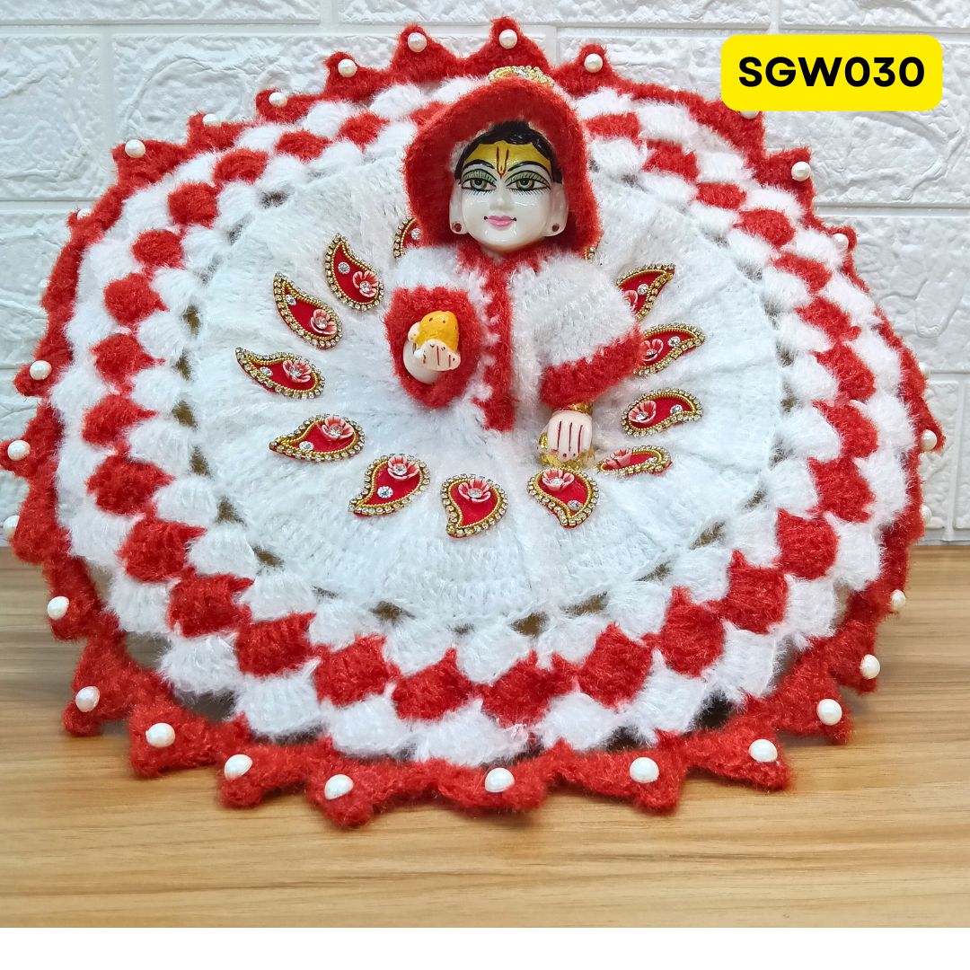 Premium Woolen Dress for Laddu Gopal Ji | SGW030 ( 7 number )