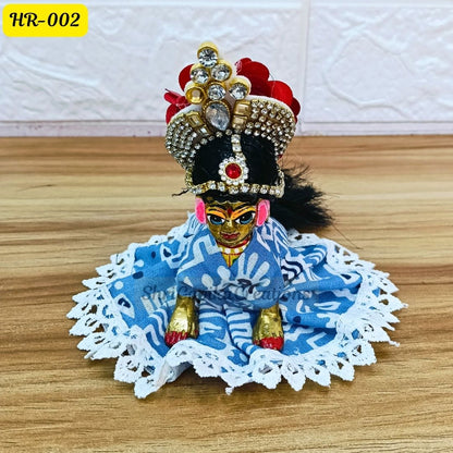 Designer Open Hair Wig for Radha  Rani Ji | Size- 1, 2, 4 Number | HR002