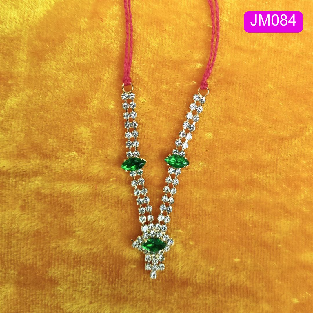 Laddu Gopal Necklace with  Crystal Detailing ( 2.5 Inches ) | JM084