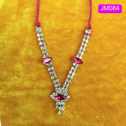 Laddu Gopal Necklace with  Crystal Detailing ( 2.5 Inches ) | JM084