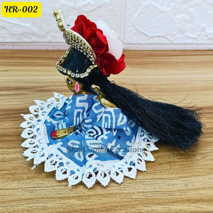 Designer Open Hair Wig for Radha  Rani Ji | Size- 1, 2, 4 Number | HR002