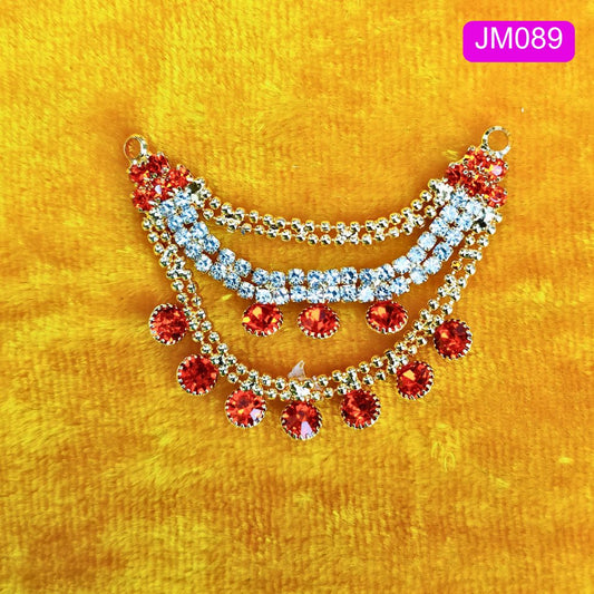 Laddu Gopal necklace with Crystal Detailing ( 1.5 Inches ) | JM089