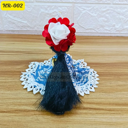 Designer Open Hair Wig for Radha  Rani Ji | Size- 1, 2, 4 Number | HR002