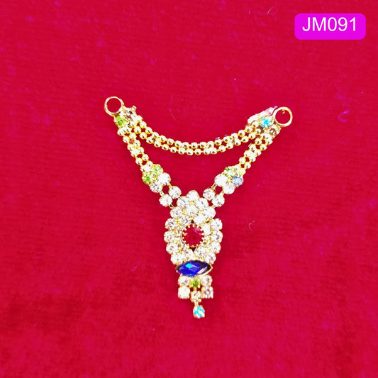 Laddu Gopal necklace with Crystal Detailing ( 1.5 Inches ) | JM091