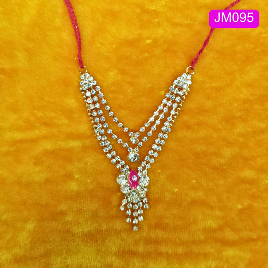 Red and Silver AD haar for your Laddu Gopal ( 3 inch ) || JM095