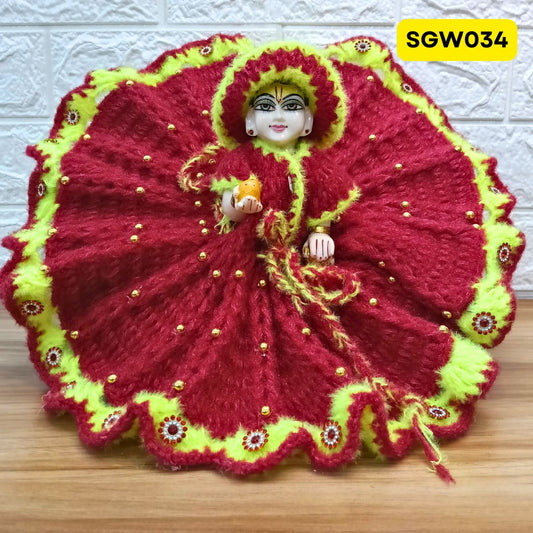 Premium Woolen Dress for Laddu Gopal Ji | SGW034 ( 7 number )