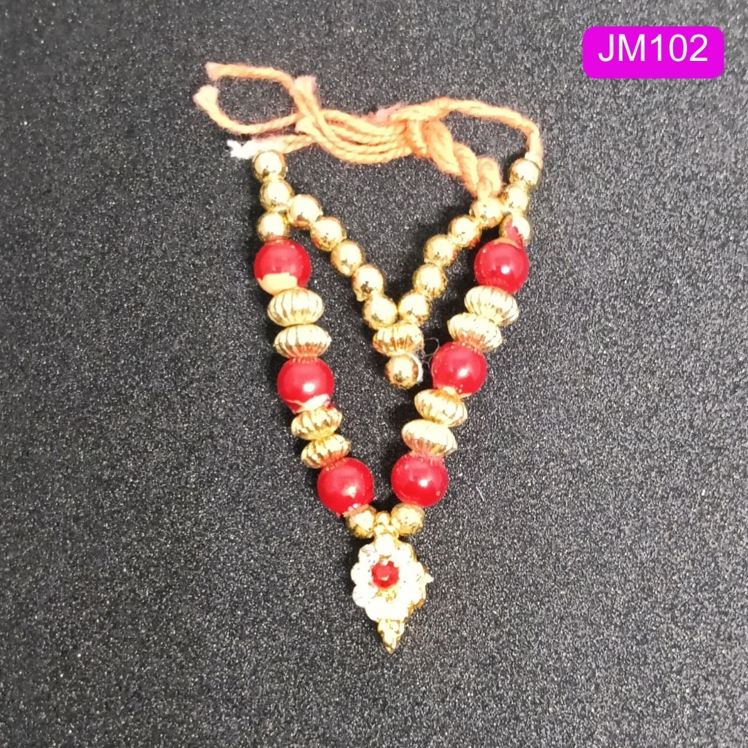 Two layer Moti Haar for your Laddu Gopal ( 6 cm ) || JM102