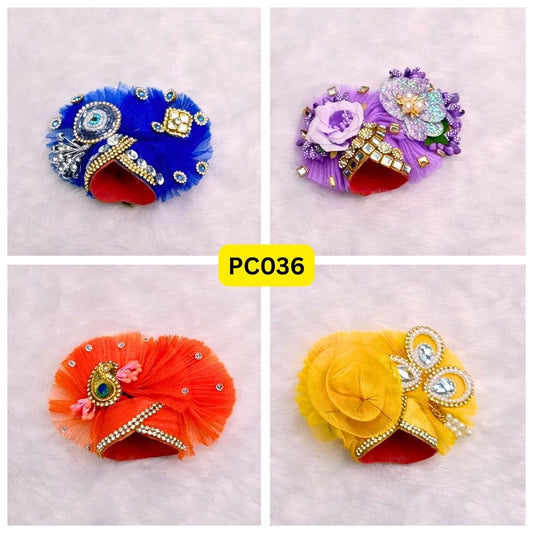 Pagdi for Laddu Gopal ji Combo Pack of 4 | PC036