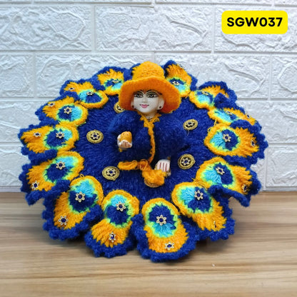 Premium Woolen Dress for Laddu Gopal Ji | SGW037 ( 6 number )
