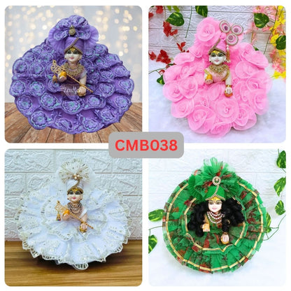 Laddu Gopal Fancy Poshak Collection (Pack of 4) || CMB038