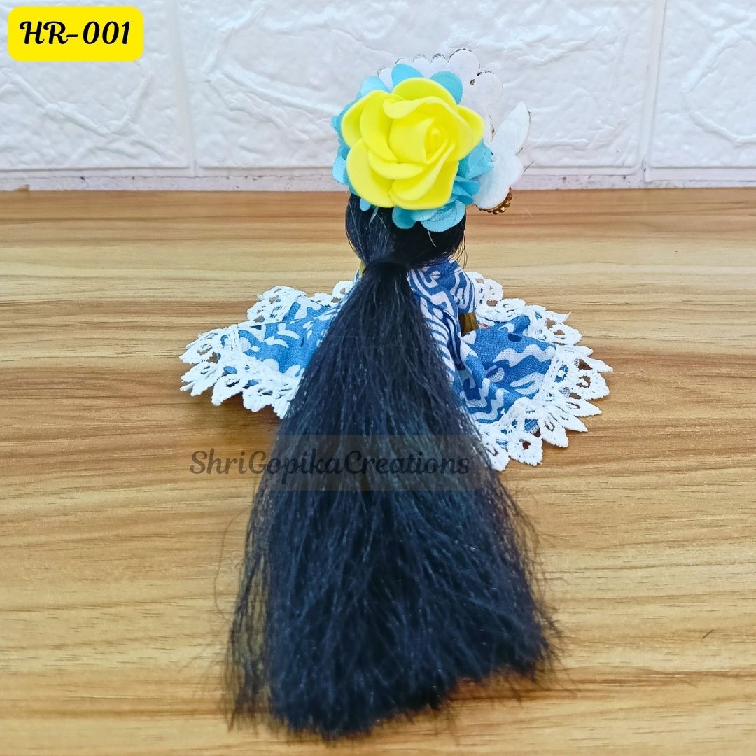 Designer Open Hair Wig for Radha  Rani Ji | Size- 1, 3 Number | HR001