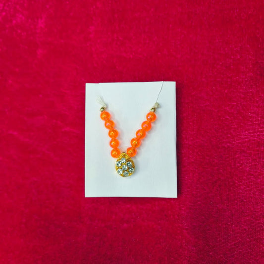 Beaded Laddu Gopal Haar with Sparkling Pendant