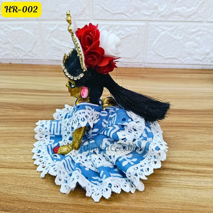 Designer Open Hair Wig for Radha  Rani Ji | Size- 1, 2, 4 Number | HR002