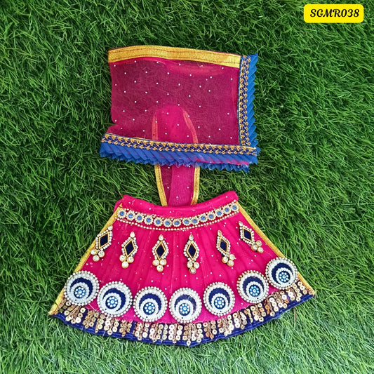 Hot Pink Designer Mata Rani Outfit  || SGMR038