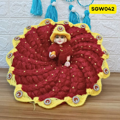 Premium Woolen Dress for Laddu Gopal Ji | SGW042 ( 7 number )