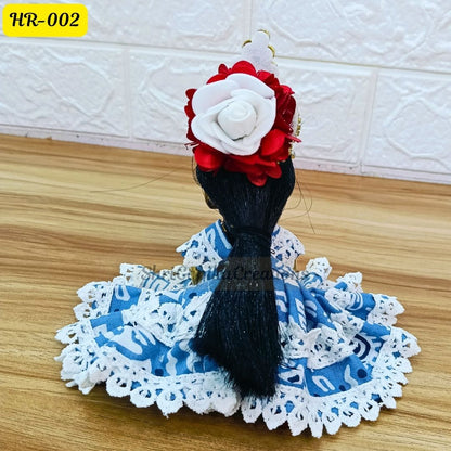 Designer Open Hair Wig for Radha  Rani Ji | Size- 1, 2, 4 Number | HR002