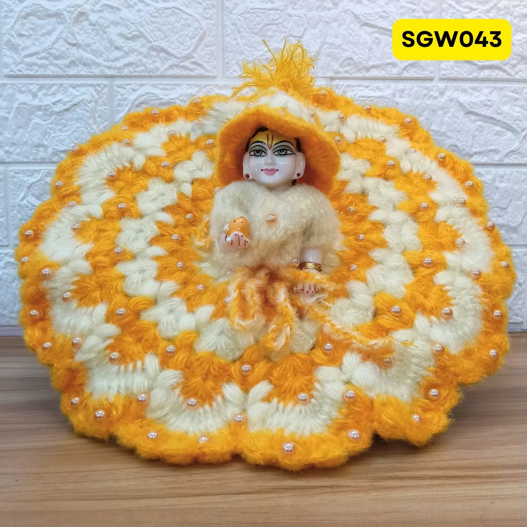Premium Woolen Dress for Laddu Gopal Ji | SGW043 ( 7 number )