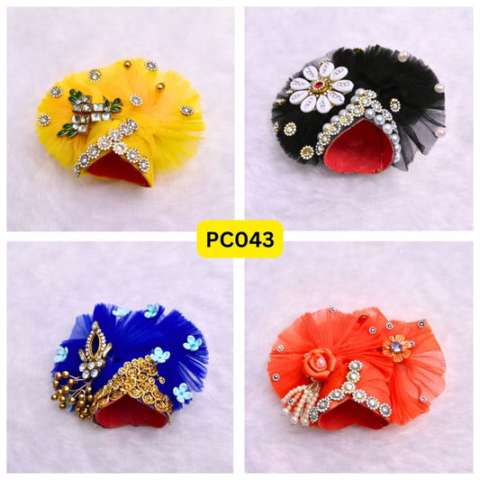 Pagdi for Laddu Gopal ji Combo Pack of 4 | PC043
