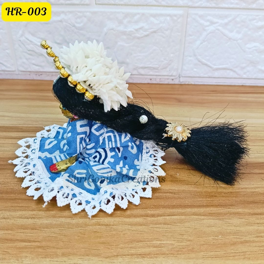 Designer Hair Wig Chhoti for Radha Rani Ji | Size- 2 Number | HR003